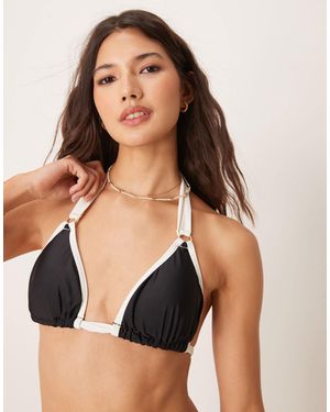 New Look – triangel-bikinioberteil - Schwarz