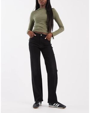 Levi's 723 High Rise Straight Jeans - Zwart