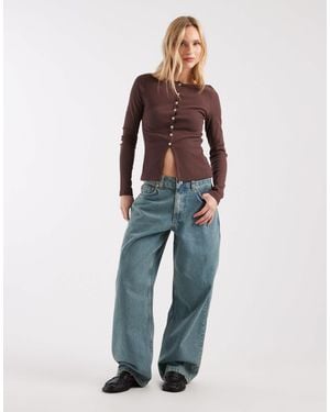 Collusion Petite – antifit-jeans - Blau