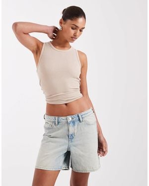 JJXX Seville Denim Shorts - White