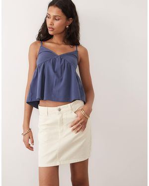 Threadbare Mini-jupe en jean - écru - Bleu