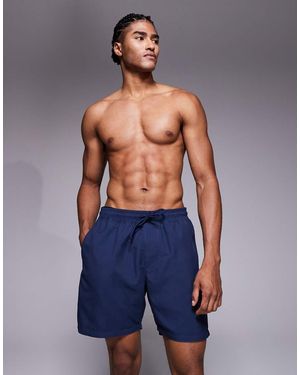 ASOS Halflange Zwemshort - Blauw