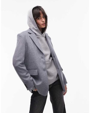SELECTED Americana De Mezcla De Lana De - Gris