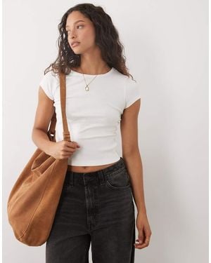 New Look T-Shirt Baby Color Panna - Bianco