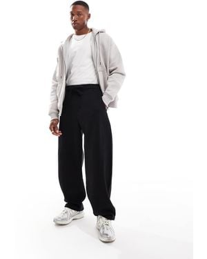 Bershka baggy Fit joggers - White