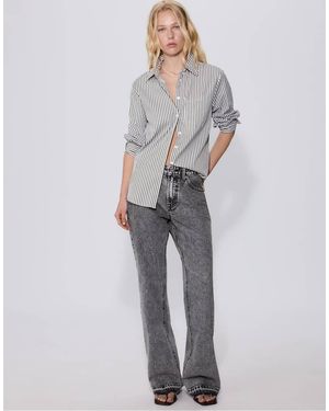Stradivarius Camicia Basic - Grigio