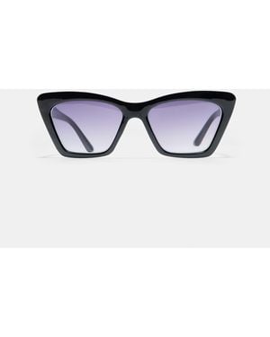Stradivarius Eckige cat-eye-brille - Blau