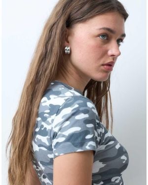 Collusion T-Shirt Mini Mimetica - Blu