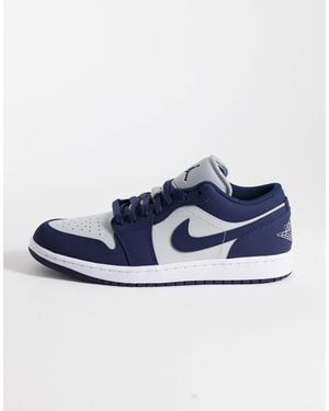 Nike Nike air 1 low gewebte sneaker - Blau