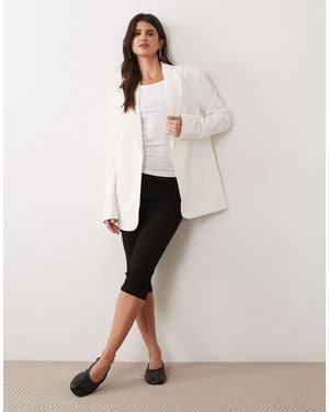 ASOS Blazer ajusté décontracté crème - Neutre