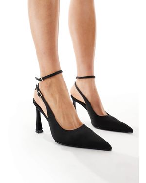 schuh – sunday – pumps aus satin - Weiß
