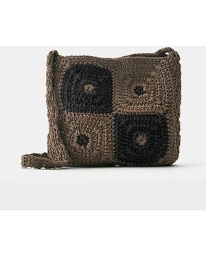 Pull&Bear Borsa A Tracolla All'Uncinetto - Nero