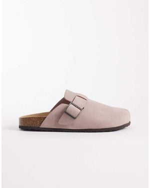 ASOS Mule Sandals With Cork Sole - White