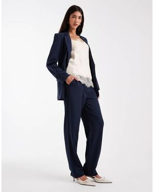 Vero Moda Straight Leg Tailored Trouser Co-ord - Blue