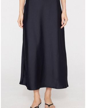 Tezenis Long Satin Bell Skirt - Blue