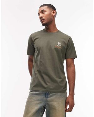 Wrangler Embroidery Tee - Green