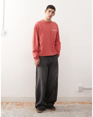 Collusion – sehr weite ballon-jeans - Pink