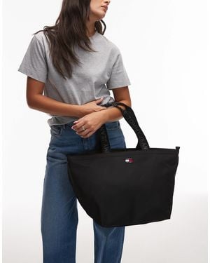 Tommy Hilfiger – essentials – nylon-tragetasche - Schwarz
