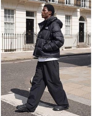 Nike Tech Shori Perforated Wide Leg Joggers - Black