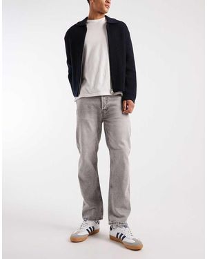 Jack & Jones Vaqueros Gris Claro De Corte Recto Chris De