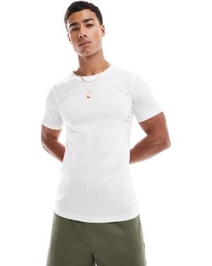 Jack & Jones Muscle Fit T-shirt - White