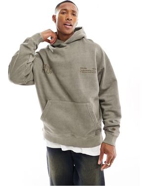 Pull&Bear Stwd Hoodie - Gray
