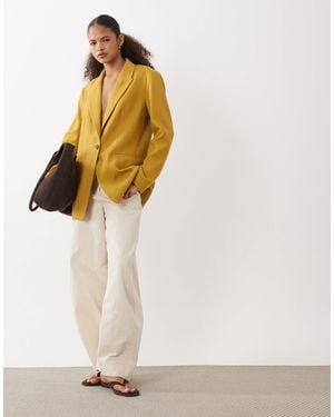 ASOS Tailored Relaxed Blazer - Brown