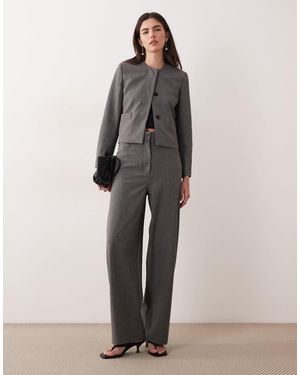 Mango Louis Tailored Barrel Trouser Co-ord - Gray