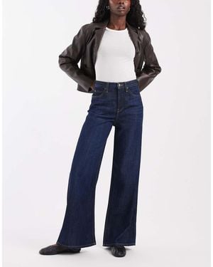 Lee Jeans Stella High Rise Wide Leg Jeans - Blue