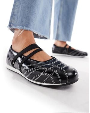 London Rebel – lilian – ballerina-sneaker - Blau
