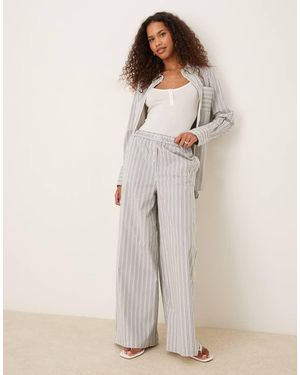 Tala Poplin Broek - Naturel