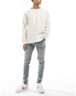 Don't Think Twice Dtt – sehr eng geschnittene stretch-jeans - Weiß