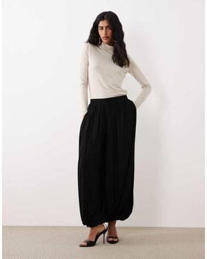 Iyal Jersey Cuffed Balloon Leg Trousers - Pink