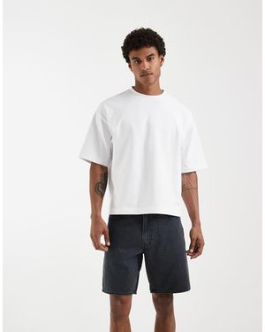 Levi's 468 Loose Denim Shorts - White