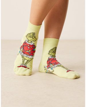 ASOS – weihnachtliche socken - Grün