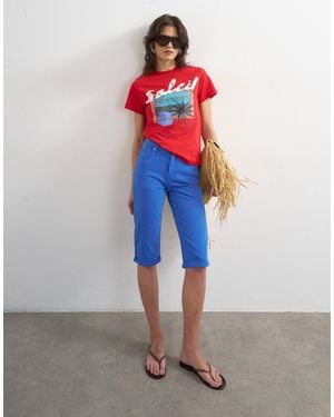TOPSHOP Capri Comfort Stretch Jean - Blue