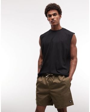 Element Short chino classique - marron - Bleu