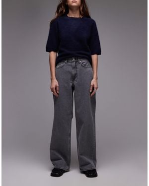 ARKET Cloud Low Rise baggy Wide Leg Jeans - Black