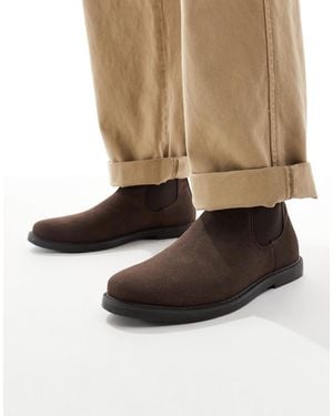 SEQWL Round Toe Chelsea Boots - Brown