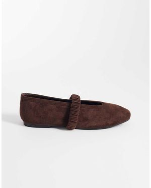 Public Desire Frida Ballet Flats - Brown
