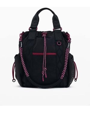 Desigual Mochila Mediana Negra - Negro