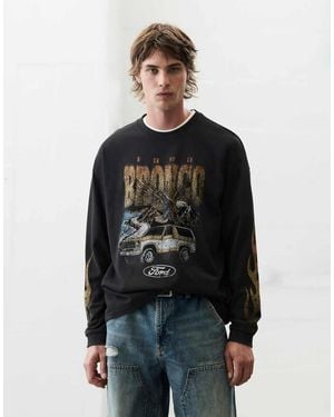Pull&Bear Ford Bronco T-Shirt - Nero