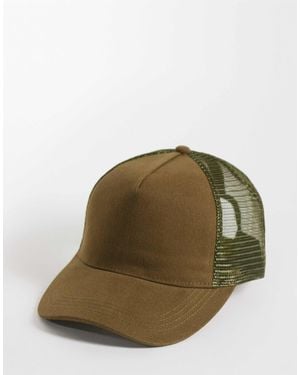 ASOS Trucker-cap aus canvas - Grün