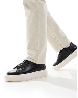 Jack & Jones Imitatieleren Sneakers - Wit