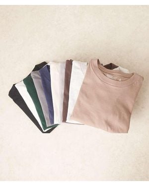 Abercrombie & Fitch Pack De 10 Camisetas De Varios Colores Neutros Básicas De