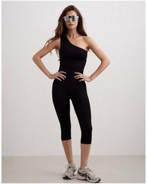 Aim'n Leggings Alla Caviglia Modellanti Senza Cuciture Neri - Nero