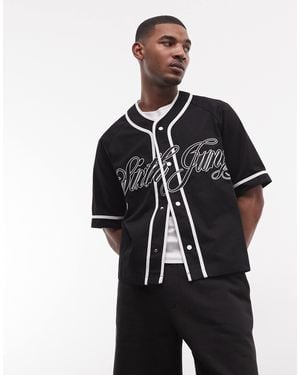 Sixth June – serge – baseball-hemd - Schwarz