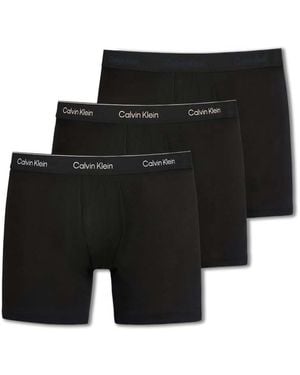 Calvin Klein Icon Cotton Stretch 3 Pack Breifs - Black