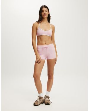Cotton On Ultra Soft Tie Front Micro Short - White