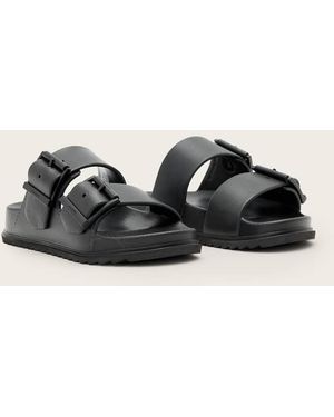 AllSaints Sian Double Strap Sandals - Black
